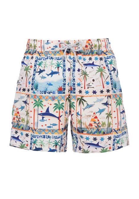Costume MC2 Saint Barth uomo GUSTAVIA02893H10 multicolor egyptian sharks MC2 SAINT BARTH | Costumi | GUSTAVIA02893H10